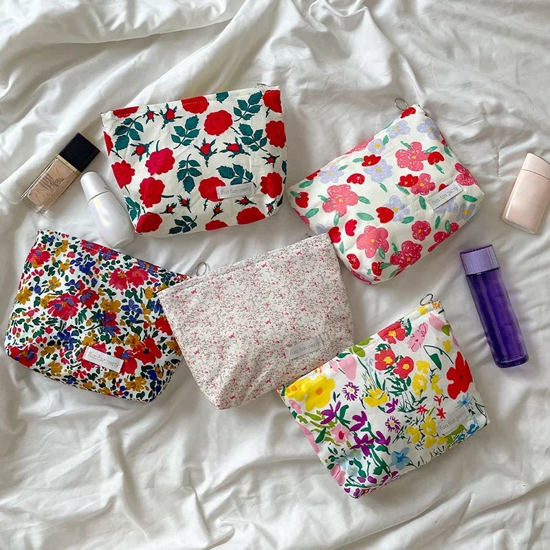 Trousse de Toilette Voyage – Sac Cosmétique Floral