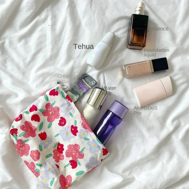 Trousse de Toilette Voyage – Sac Cosmétique Floral
