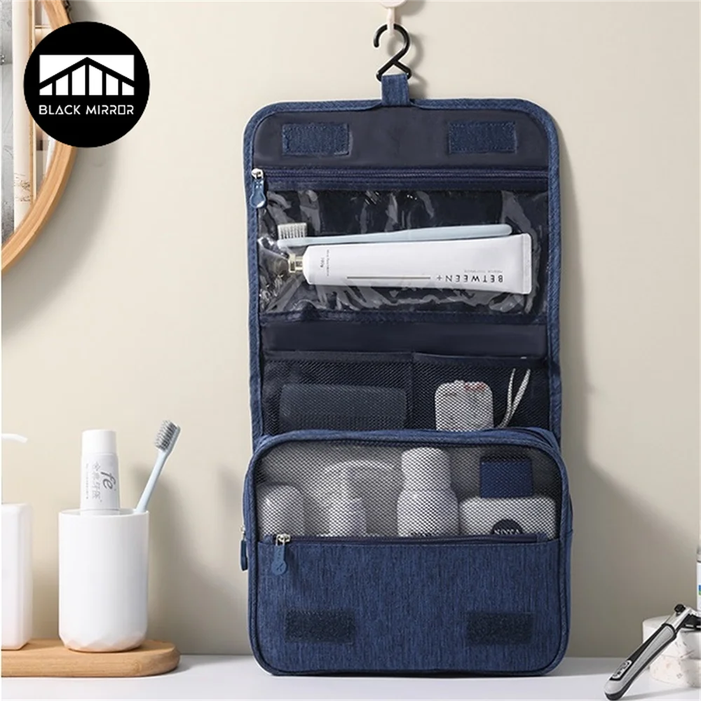 Trousse de Toilette Étanche avec Crochet – Grande Capacité, Voyage – Unisexe