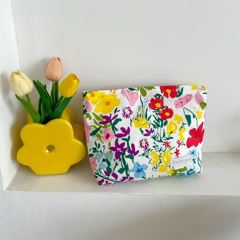 Trousse de Toilette Voyage – Sac Cosmétique Floral