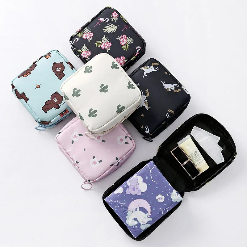 Trousse de Toilette Bébé Fleurs – Pochette Douce et Légère