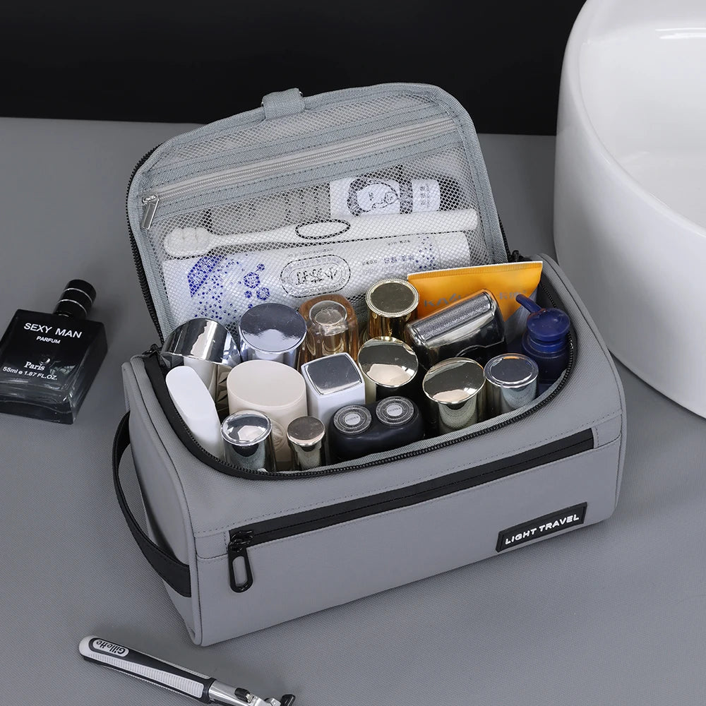 Trousse de Toilette Homme Vintage Luxe – Organisateur Suspendu
