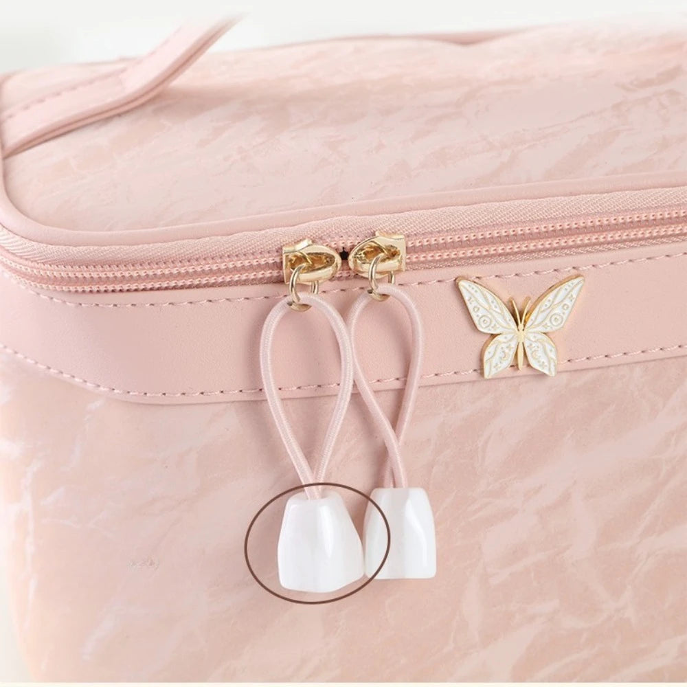 Trousse de Toilette Luxe PU Cuir – Sac Maquillage Portable