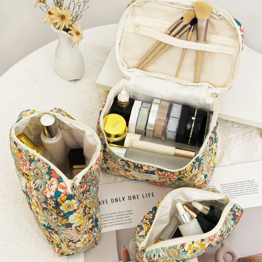 Trousse de Toilette Floral - Pochette Voyage