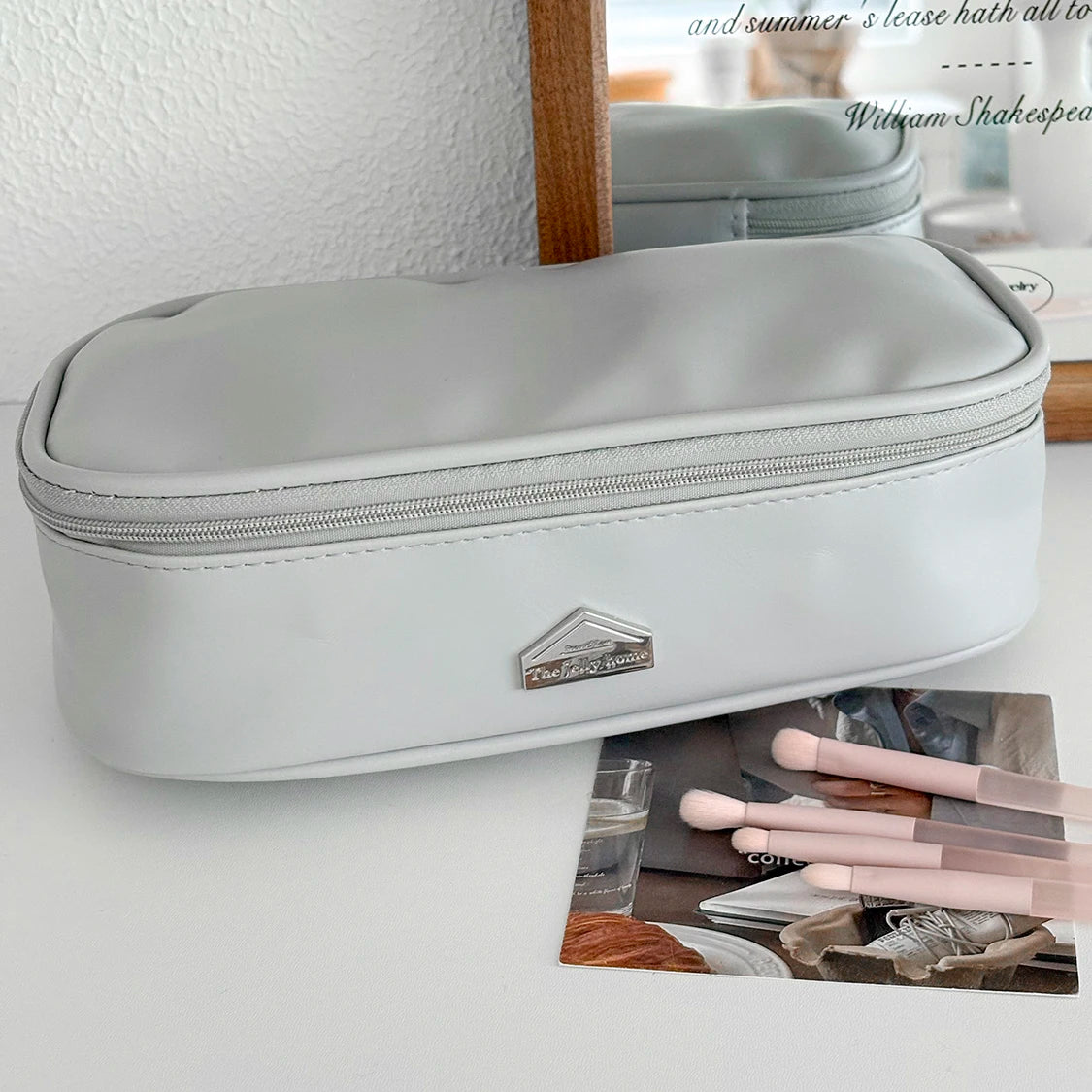 Trousse de Toilette Luxe PU Cuir – Grande Capacité