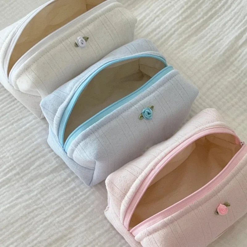 Trousse de Toilette Maquillage Portable – Élégante Florale