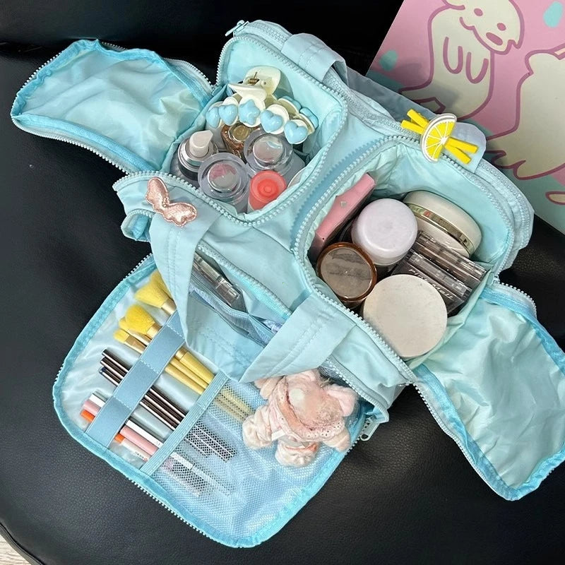 Trousse de toilette grande capacité – Pochette beauté de voyage unisexe