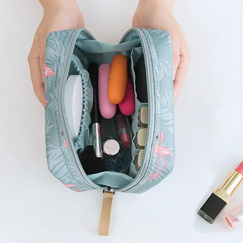 Trousse de Toilette Mini Femme – Pochette Maquillage Voyage, Rangement Beauté