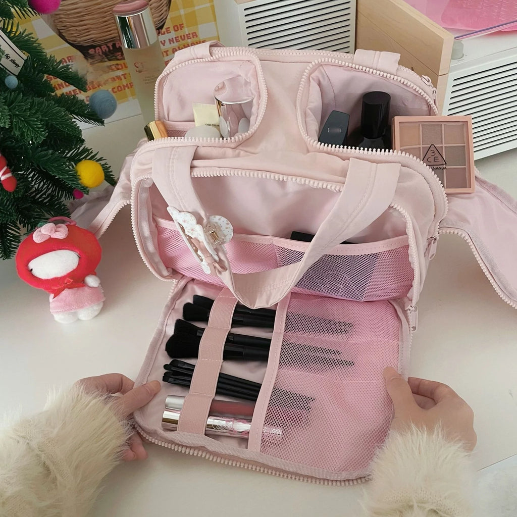 Trousse de toilette grande capacité – Pochette beauté de voyage unisexe