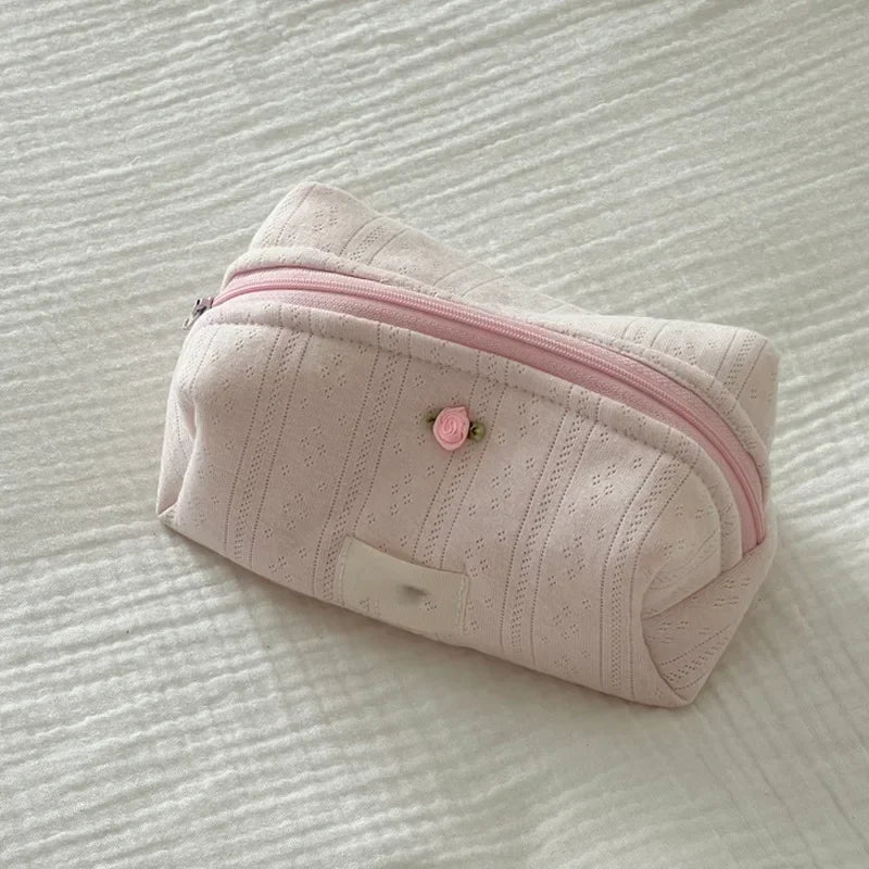 Trousse de Toilette Portable - Grande Capacité - Floral Élégant