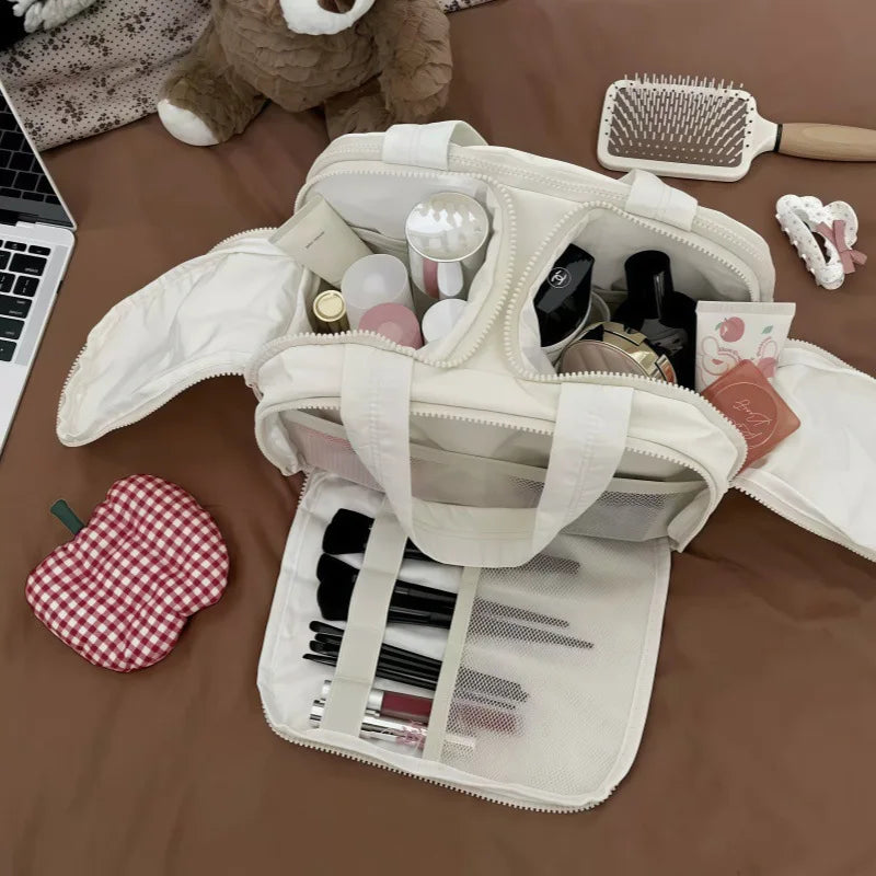 Trousse de toilette grande capacité – Pochette beauté de voyage unisexe