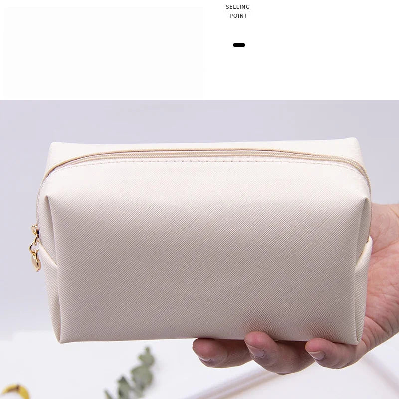 Trousse de Toilette Femme en Cuir PU – Pochette Maquillage Voyage
