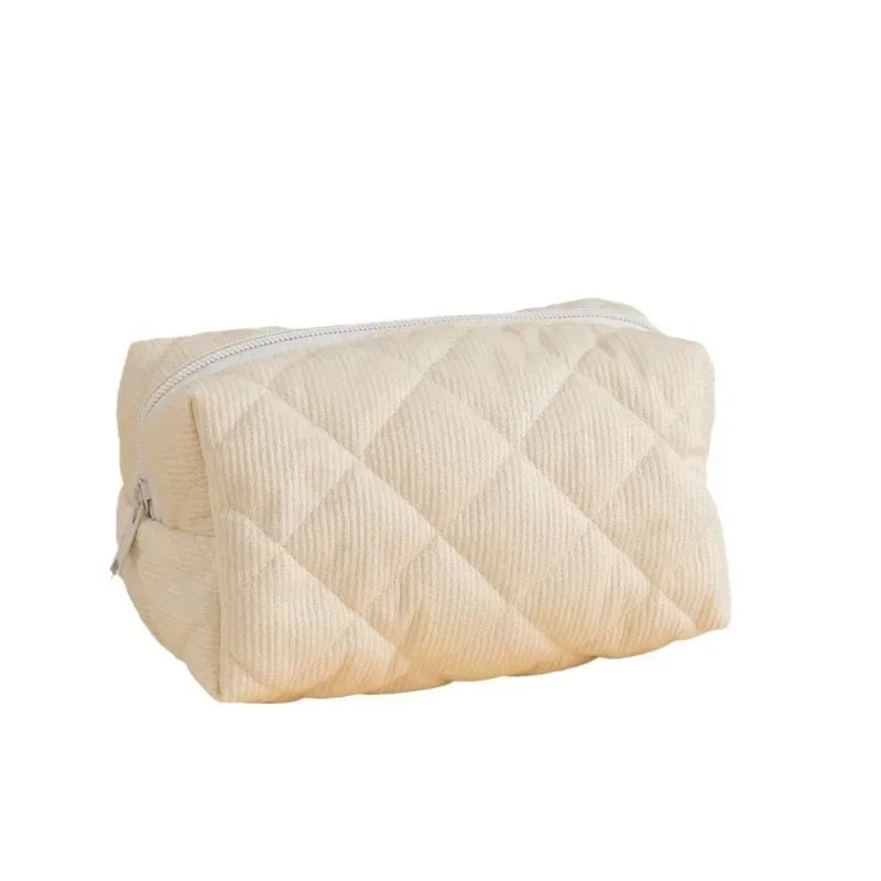 Trousse de Toilette Plaid Voyage – Pochette Maquillage Zippée