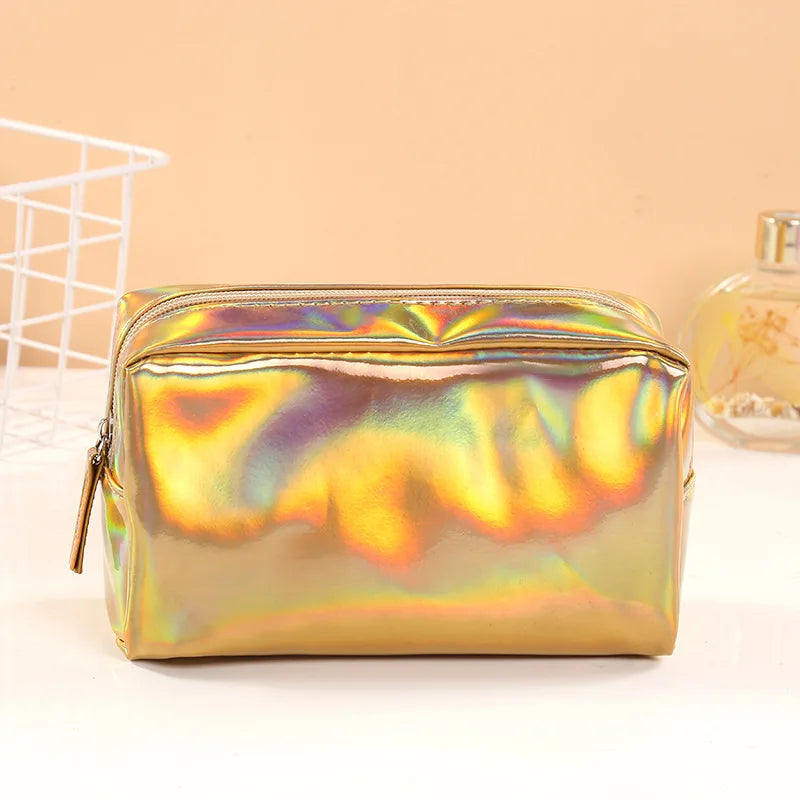 Trousse de toilette unie – Pochette maquillage portable