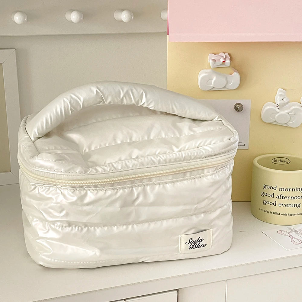 Trousse de Toilette Étanche Grande Capacité – Sac à Cosmétiques de Voyage Zip
