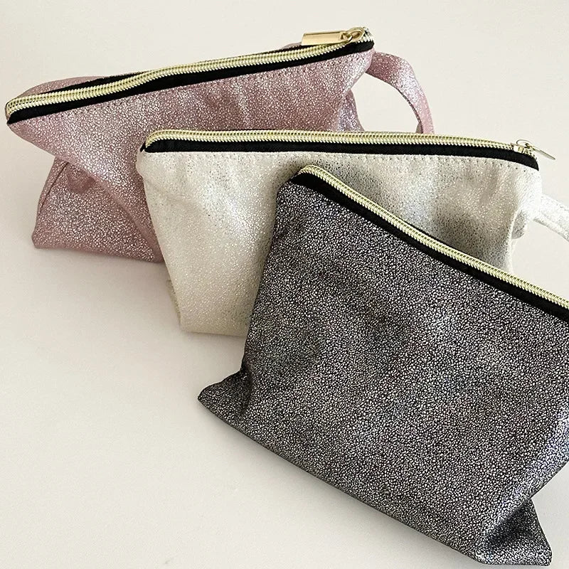 Trousse de Toilette Femme à Paillettes Brillantes – Grand Sac Maquillage de Voyage