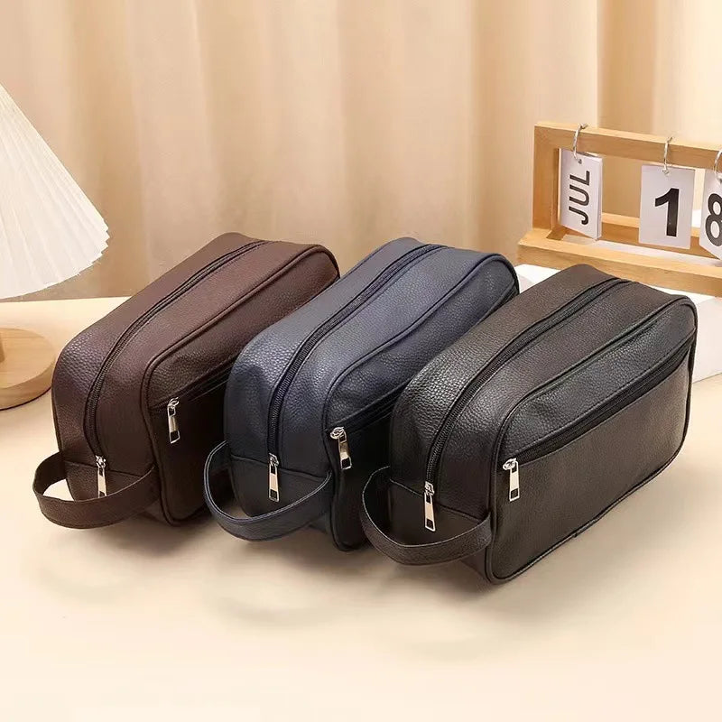 Trousse de Toilette Étanche – Voyage, Grande Capacité, Organisateur Maquillage Portable pour Homme