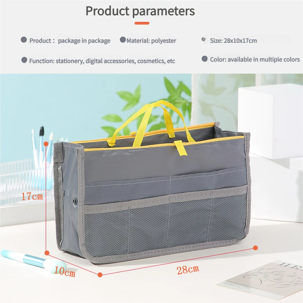 Trousse de Toilette Multifonction Femme – Double Zip