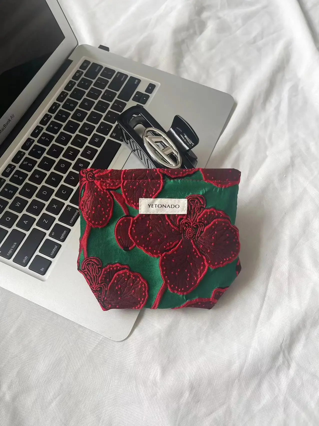 Trousse de Toilette Floral Rétro – Grande Capacité