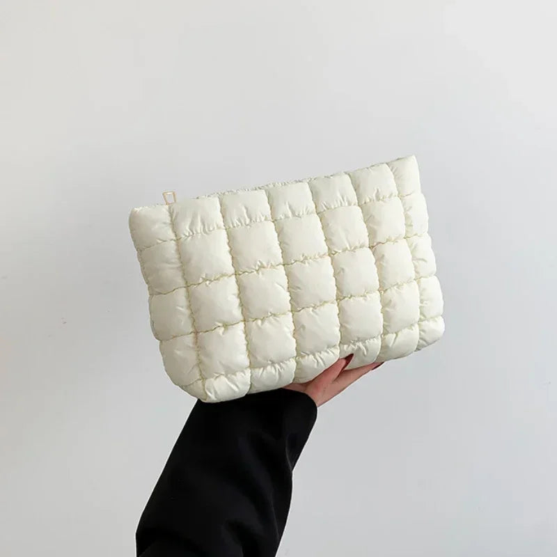 Trousse de Maquillage Matelassée Puffer – Grand Organisateur
