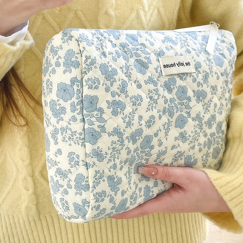 Trousse de toilette femme – Maquillage portable, fleurs
