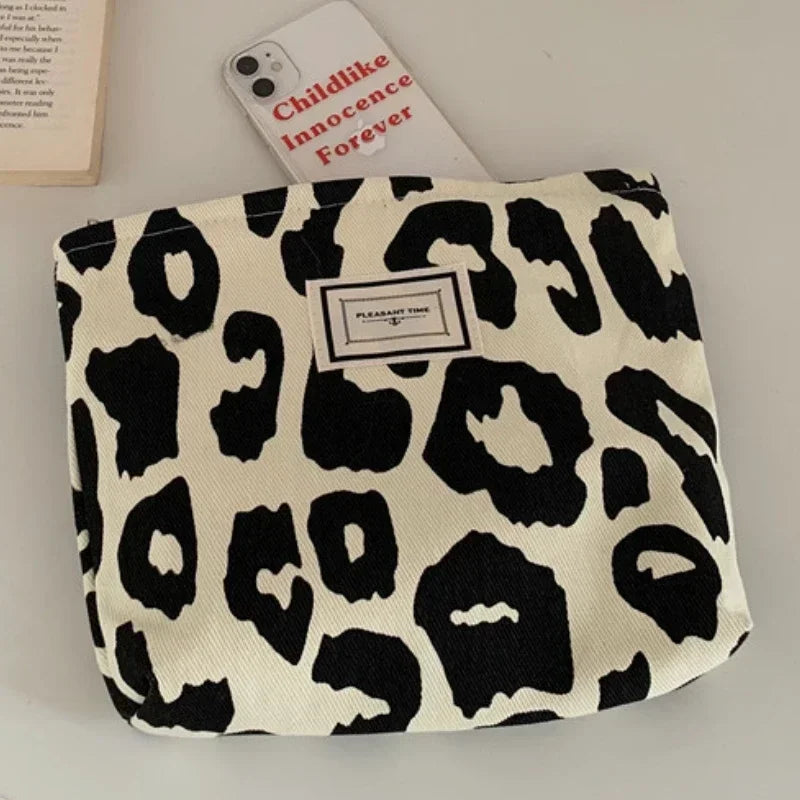 Trousse de Toilette Florale Portable – Grande Capacité