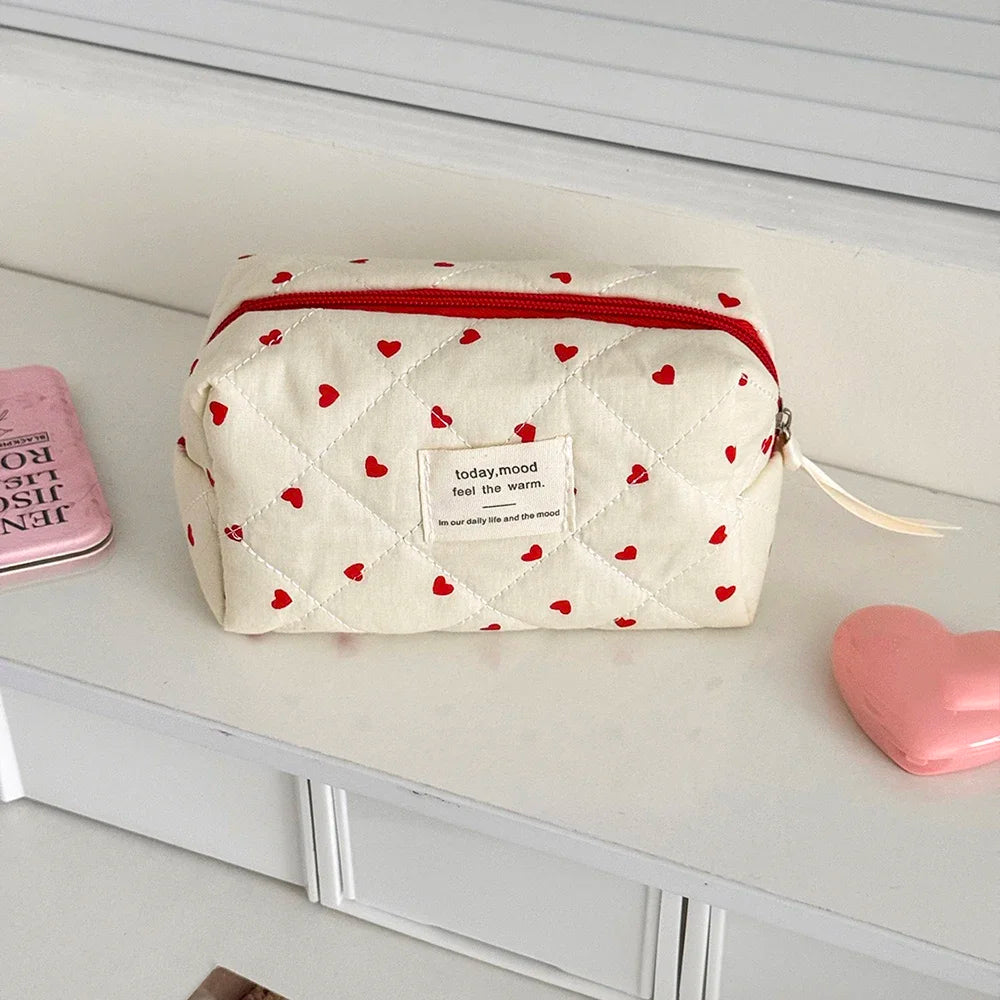 Trousse de Toilette Noire à Fleurs - Zip Voyage