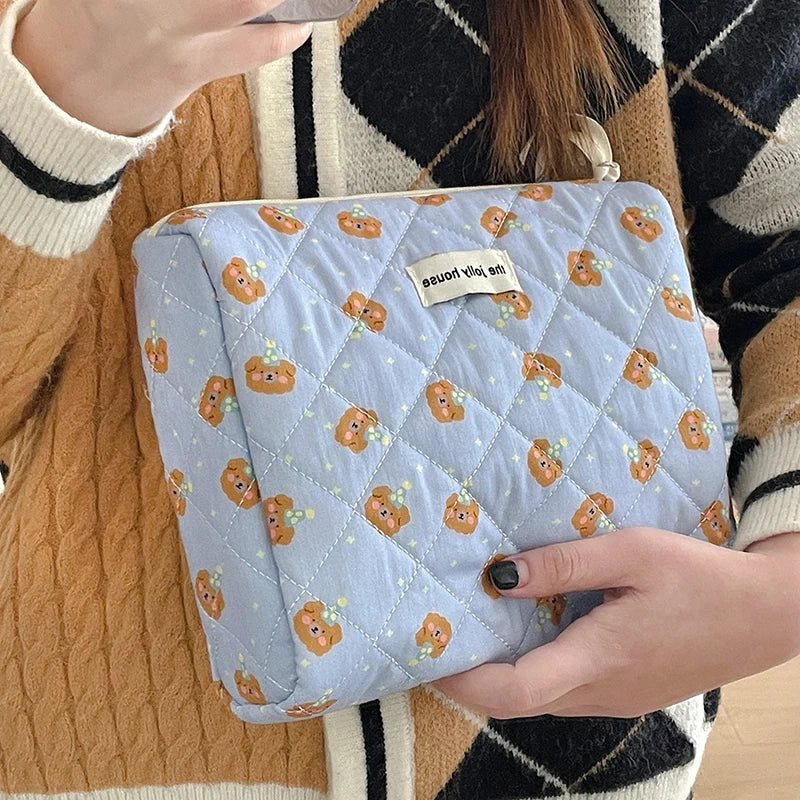 Trousse de toilette femme – Maquillage portable, fleurs