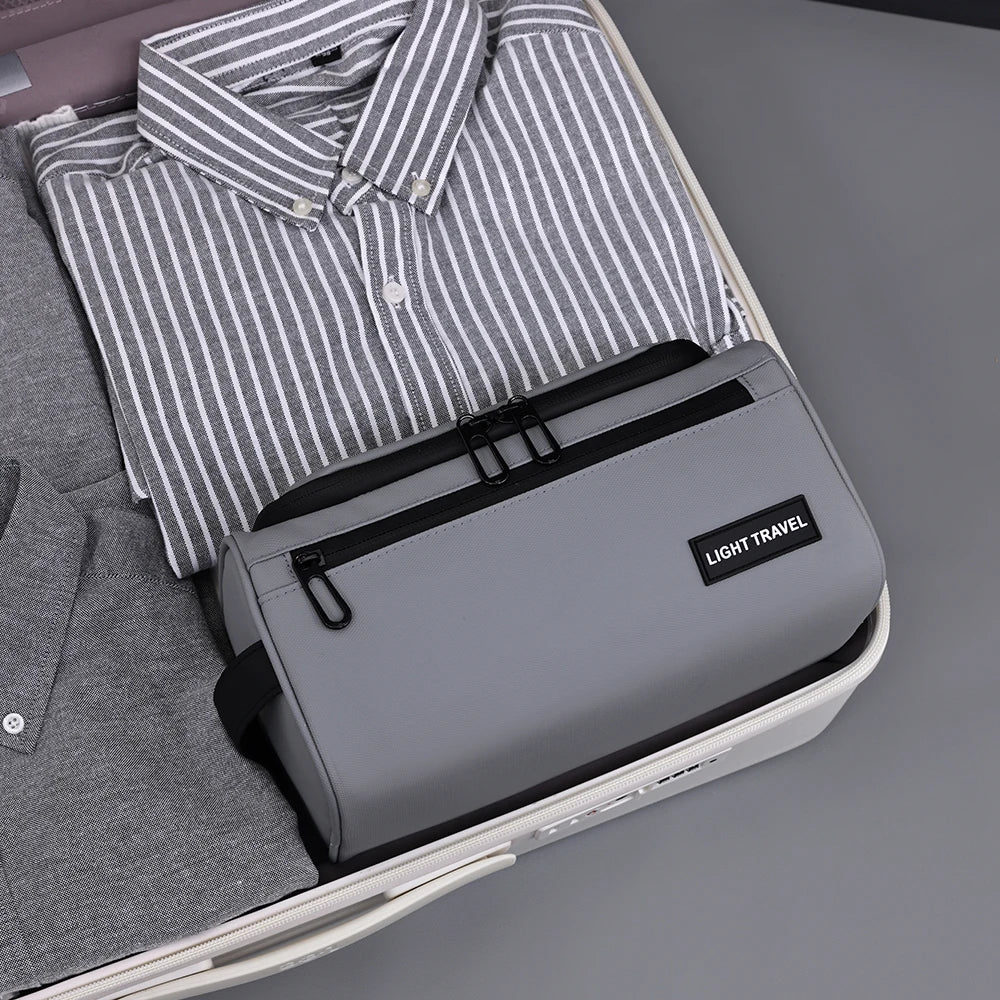 Trousse de Toilette Homme Vintage Luxe – Organisateur Suspendu