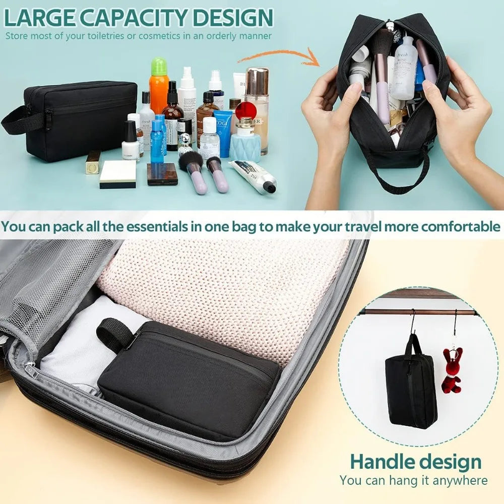 Trousse de Toilette Pliable de Voyage – Unisexe