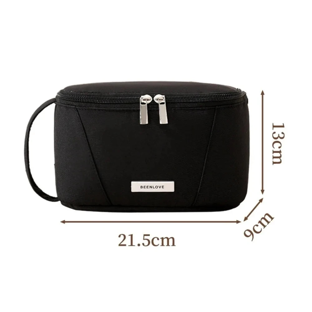 Trousse de Toilette Carré Étanche – Multi-Poches, Zip