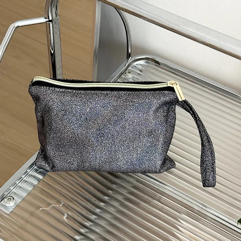 Trousse de Toilette à Paillettes – Grand Sac Maquillage de Voyage