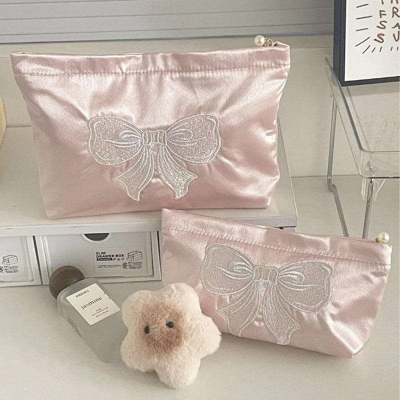 Trousse de Toilette Rose Perle – Maquillage Voyage