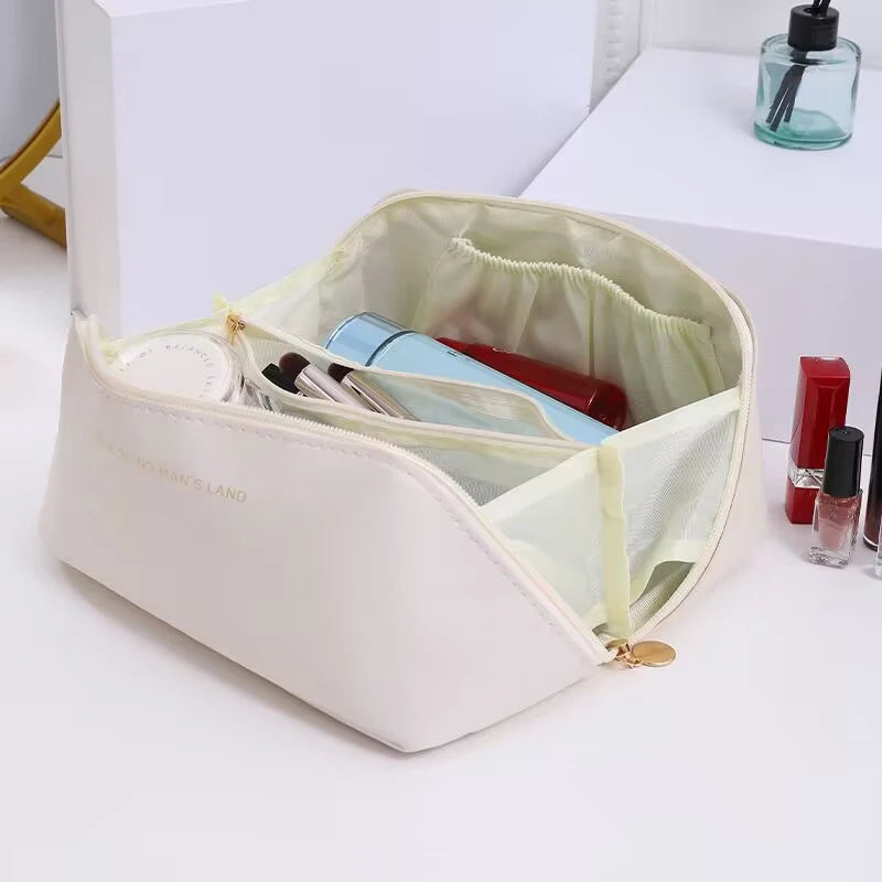 Trousse de Toilette Femme PU Fashion – Grande Capacité