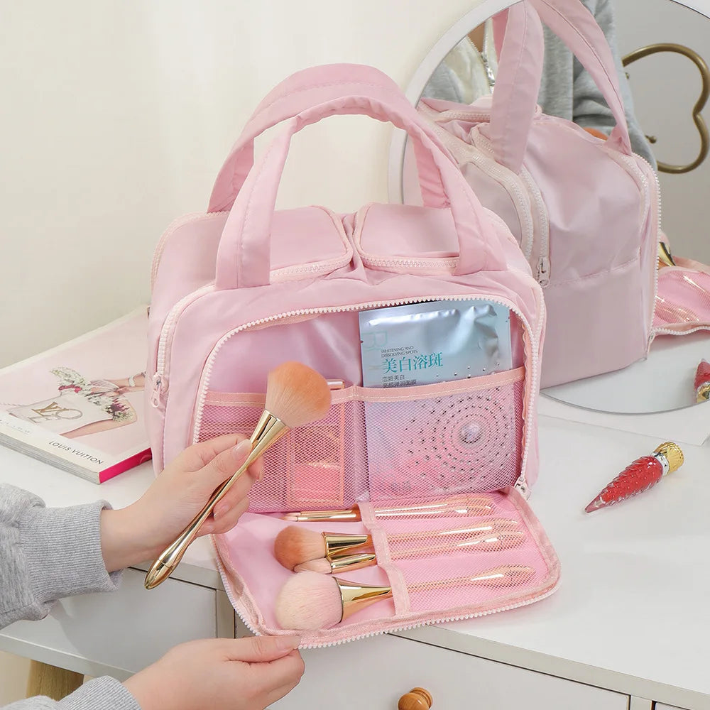 Trousse de toilette légère et portable – Grande capacité, voyage