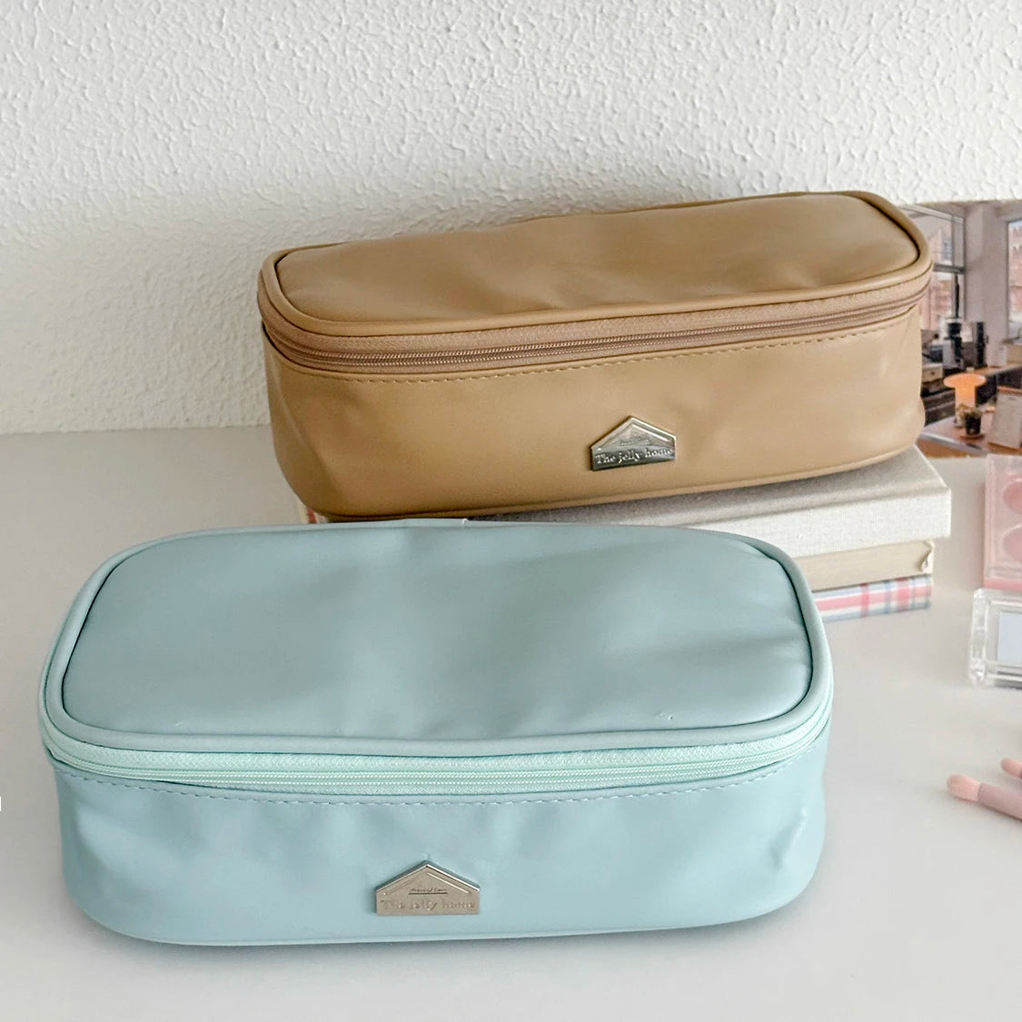 Trousse de Toilette Luxe PU Cuir – Grande Capacité