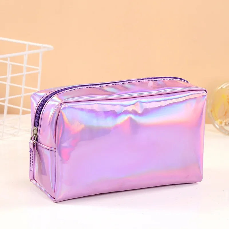 Trousse de toilette unie – Pochette maquillage portable