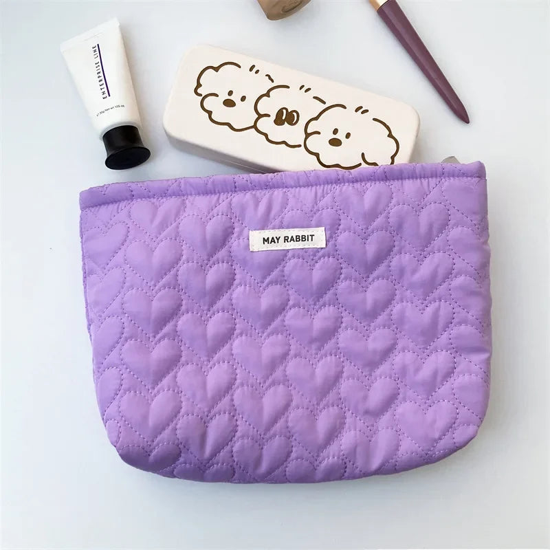 Trousse de Toilette en Coton – Pochette Maquillage Portable