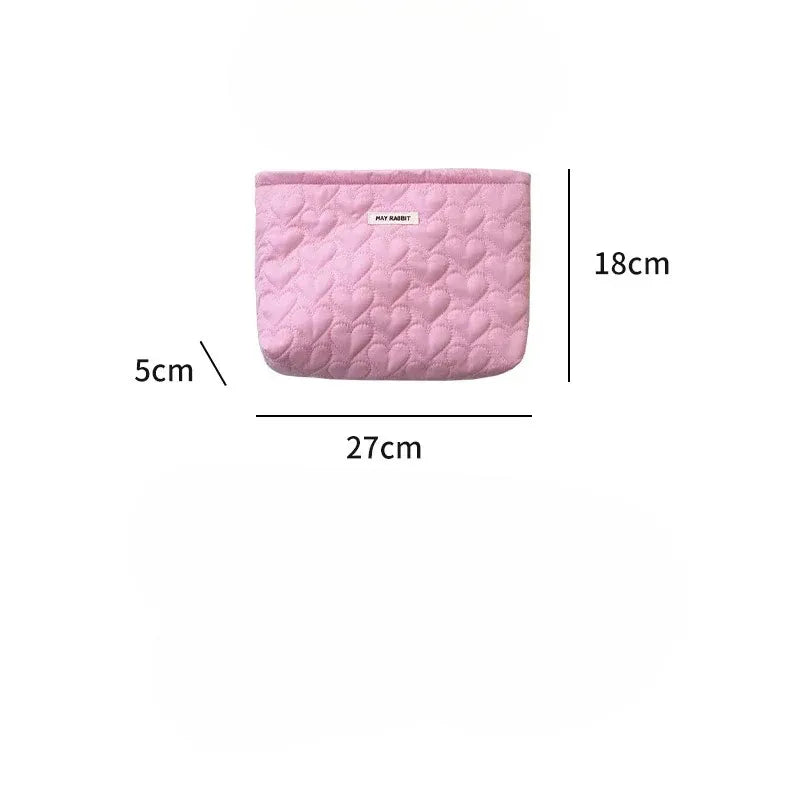 Trousse de Toilette en Coton – Pochette Maquillage Portable