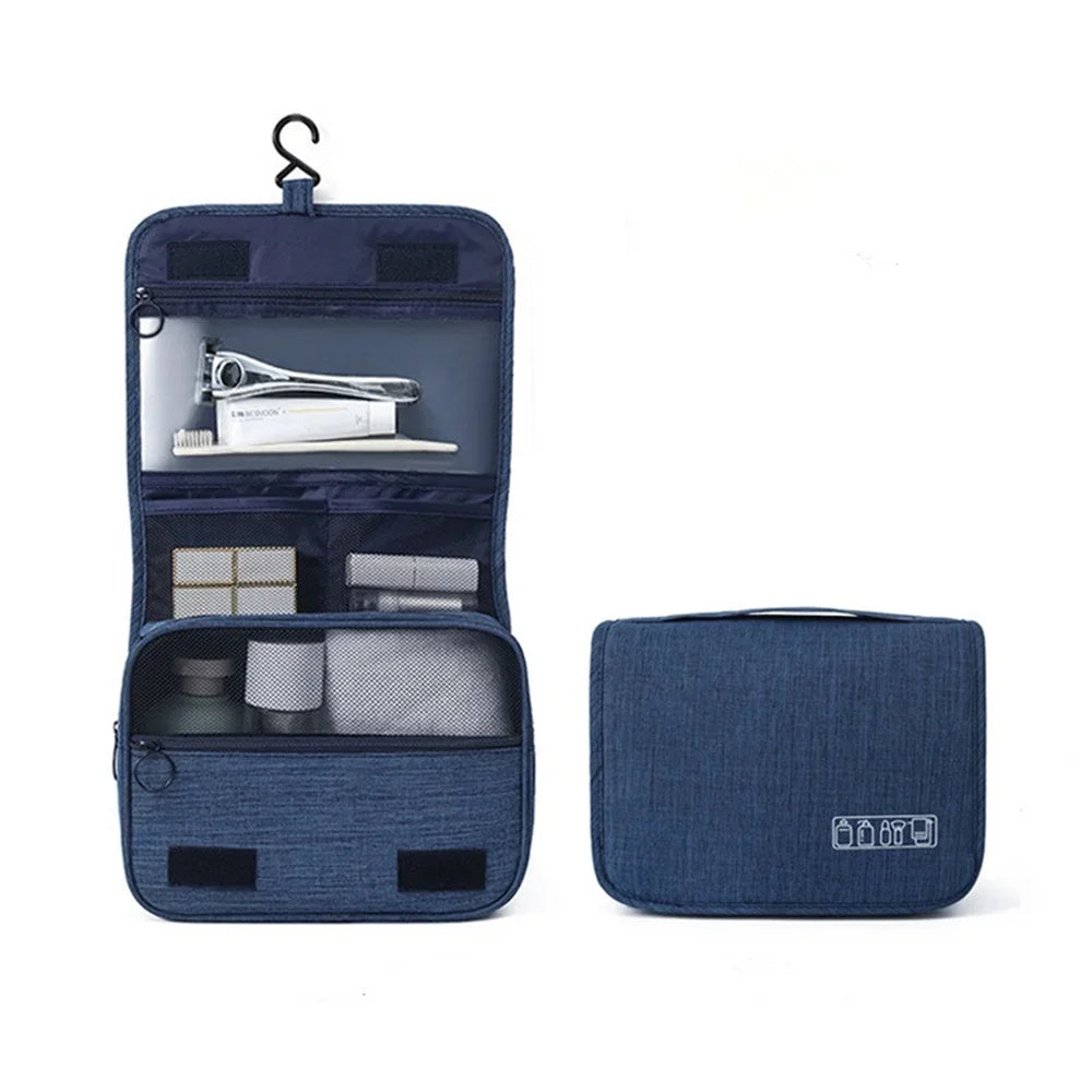 Trousse de Toilette Étanche avec Crochet – Grande Capacité, Voyage