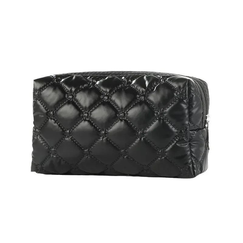 Trousse de Toilette Femme – Pochette Maquillage Couleurs Candy – Étui Cosmétique Diamant Brodé
