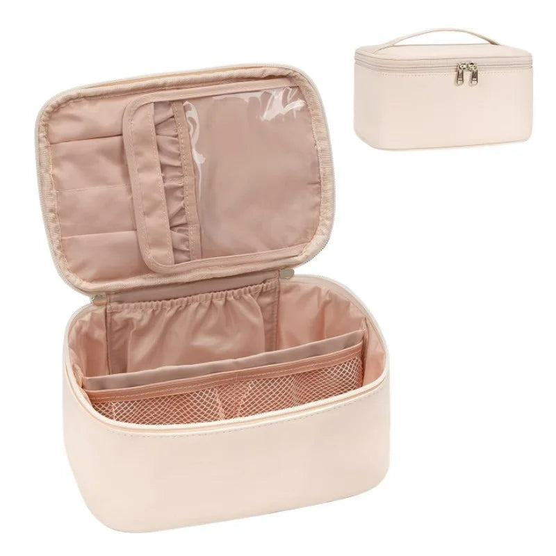 Trousse de Toilette Portable – Maquillage Grande Capacité Noir
