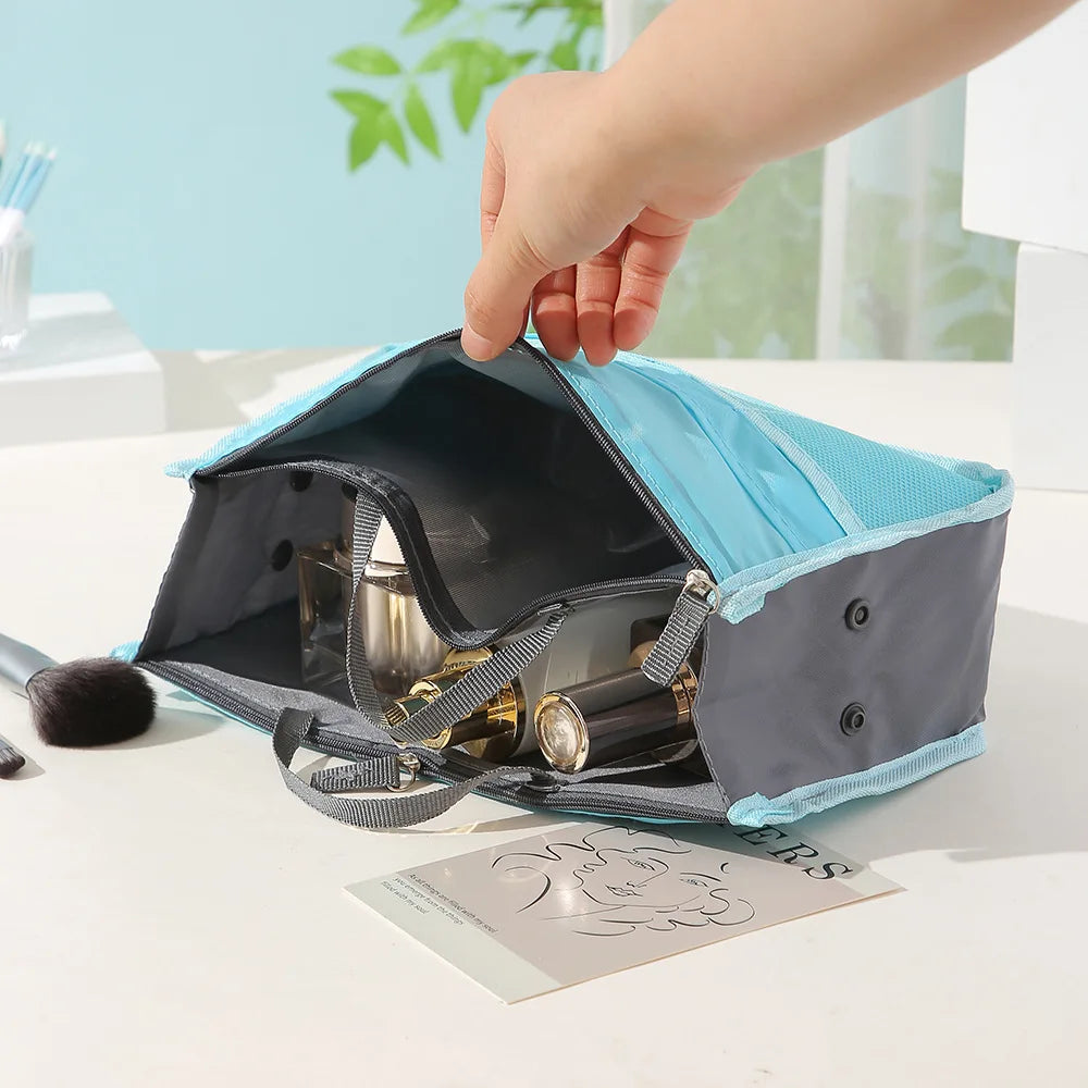 Trousse de Toilette Multifonction Femme – Double Zip