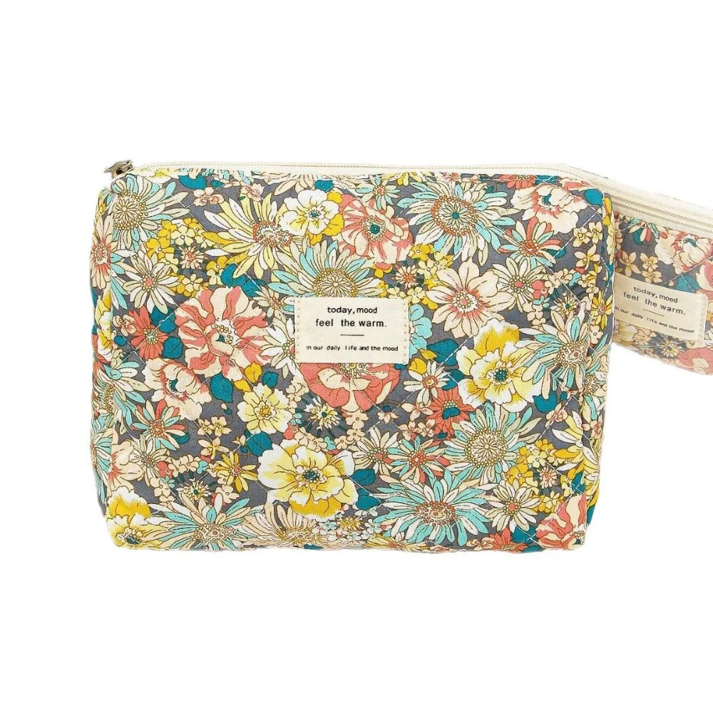 Trousse de Toilette Floral - Pochette Voyage
