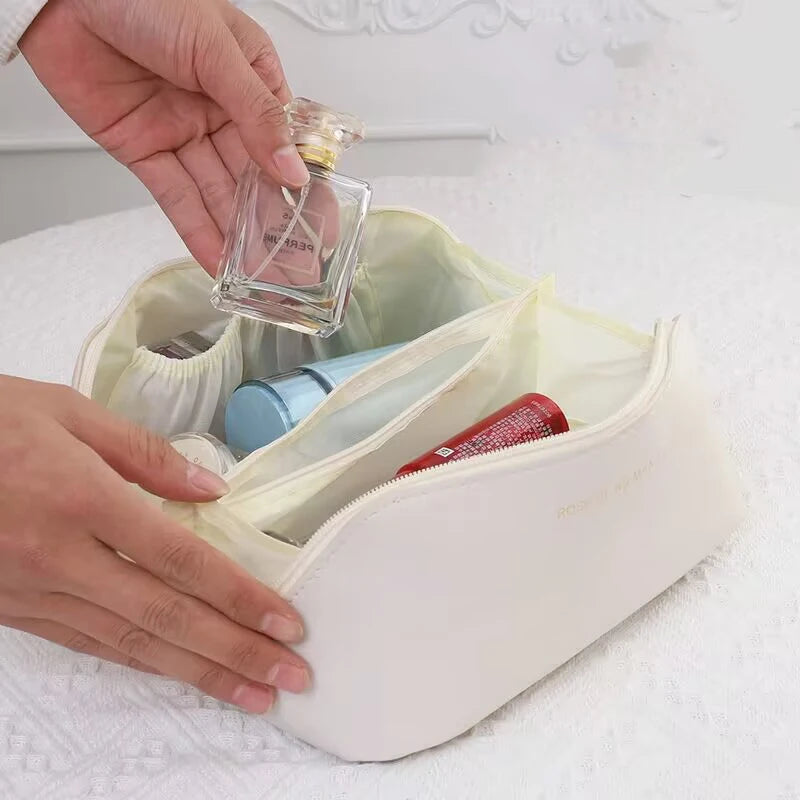 Trousse de Toilette Femme PU Fashion – Grande Capacité