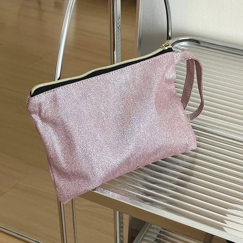 Trousse de Toilette à Paillettes – Grand Sac Maquillage de Voyage