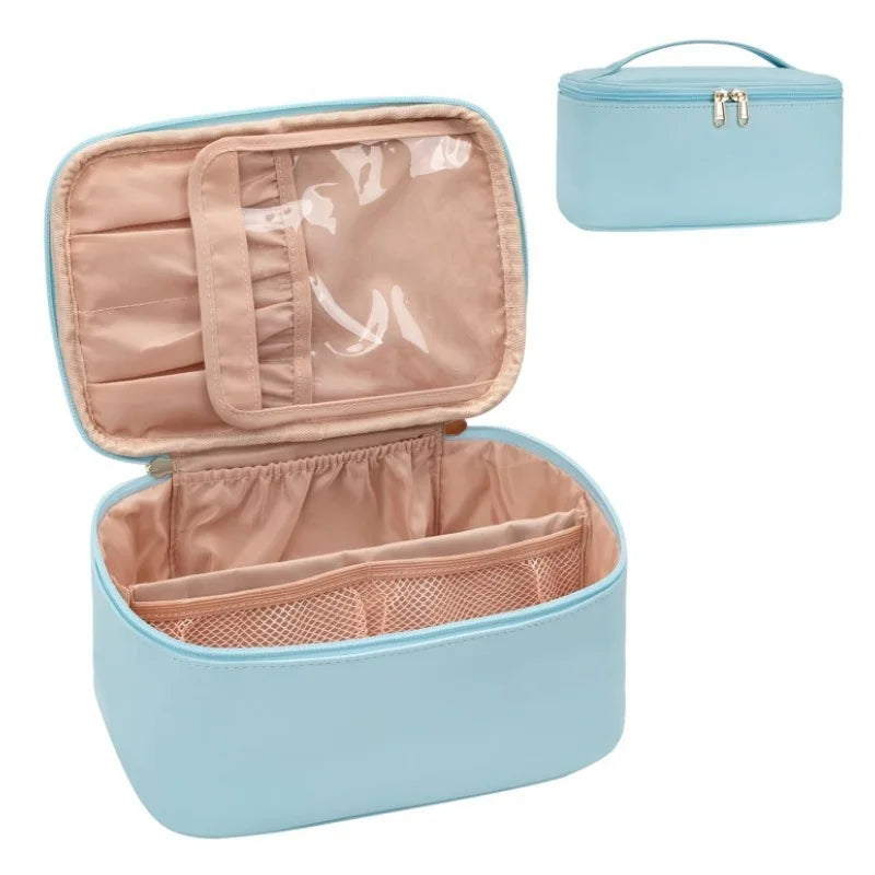 Trousse de Toilette Portable – Maquillage Grande Capacité Noir