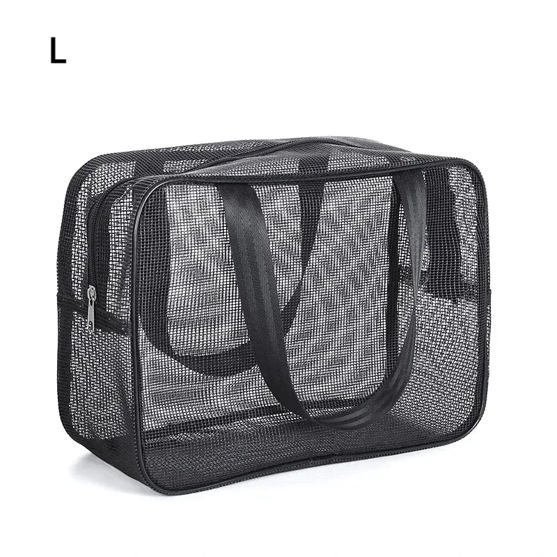 Trousse de Toilette Mesh Noire – Sac Voyage