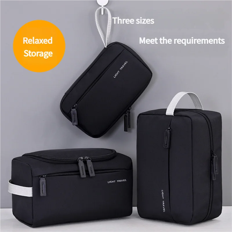 Trousse de Toilette Pliable Imperméable – Organisateur de Voyage à Compartiments Multiples