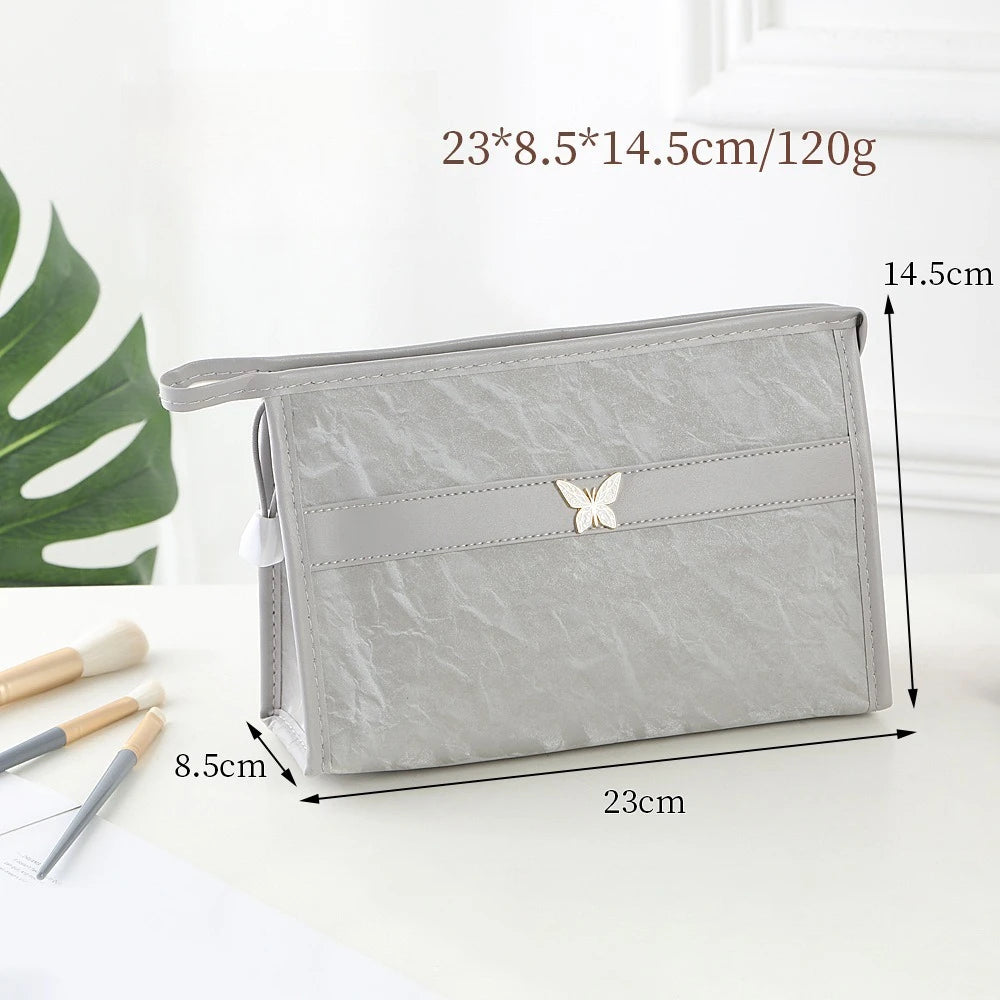 Trousse de Toilette Luxe PU Cuir – Sac Maquillage Portable